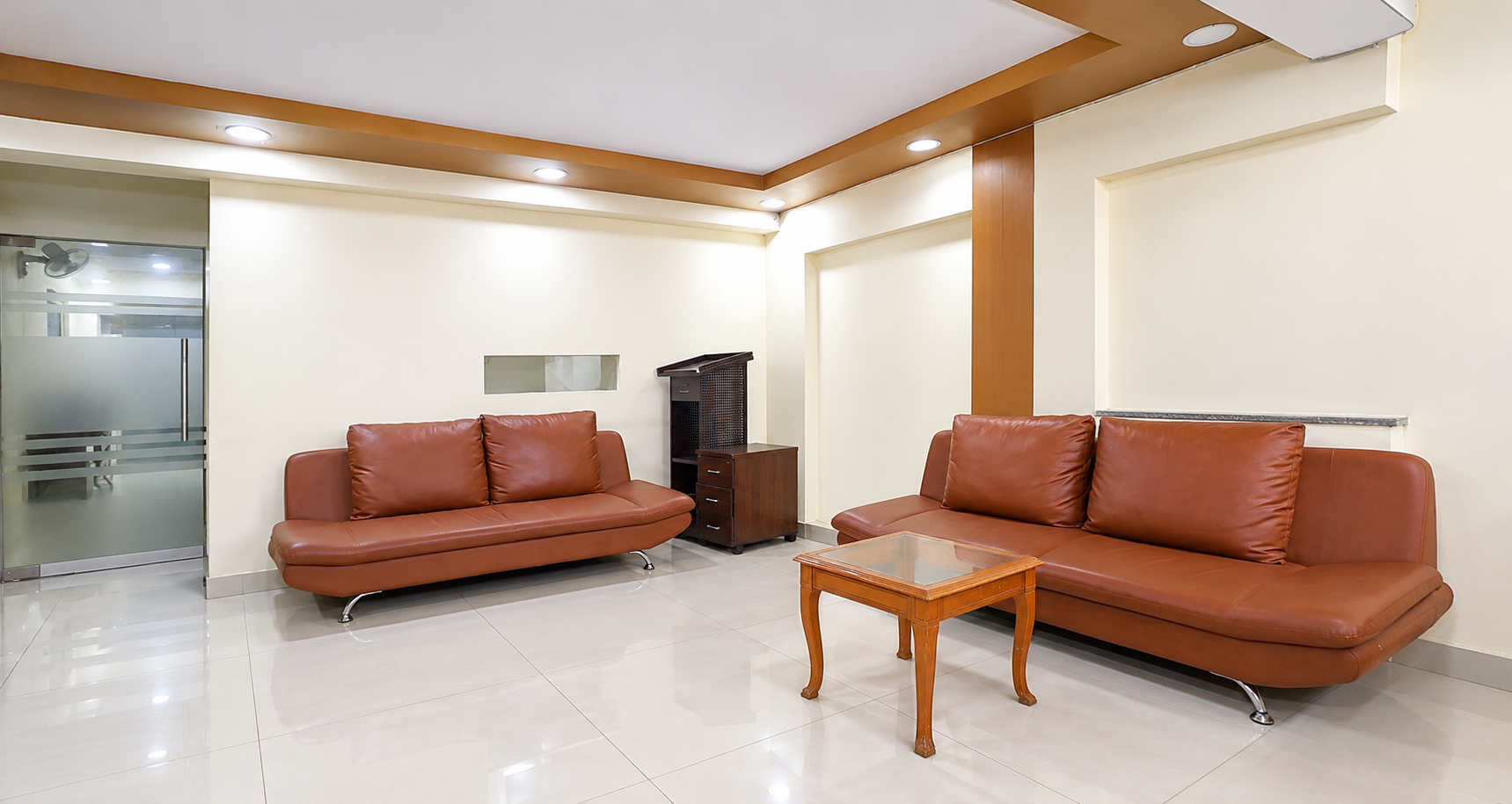 Patient waiting area at the hospital